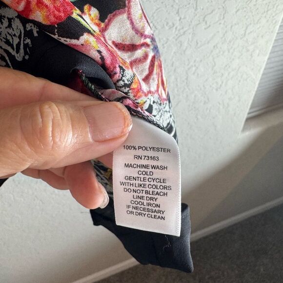 Melissa Paige Floral Multicolor Women's Top Bell Sleeves - Picture 5 of 11